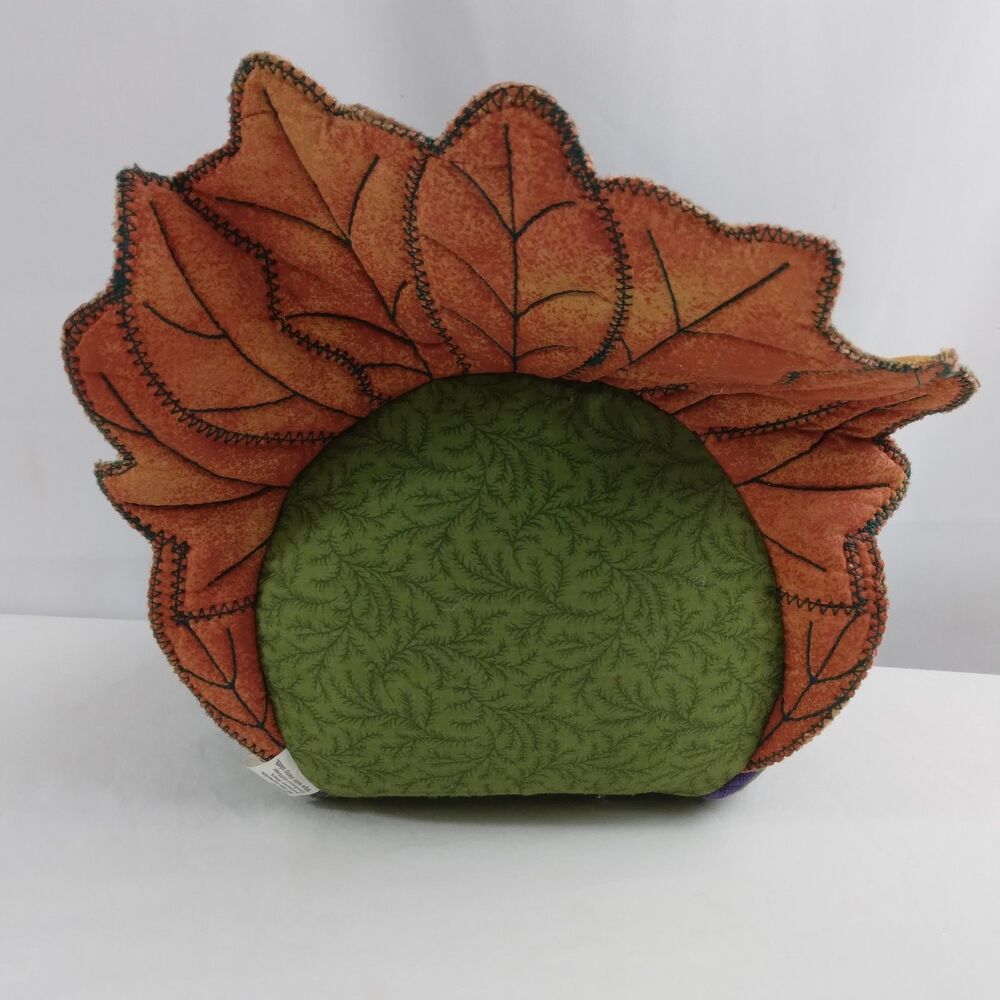Hallmark Plush Stuffed Turkey Thanksgiving Table Decor Fall Colors - Picture 4 of 11